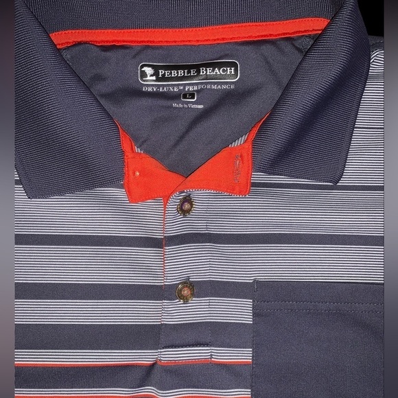 MENS PEBBLE BEACH GOLF POLO - Picture 4 of 4